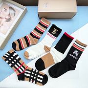 Kitlife burrbery Set 5 Socks - 23 - 4