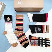 Kitlife burrbery Set 5 Socks - 23 - 2