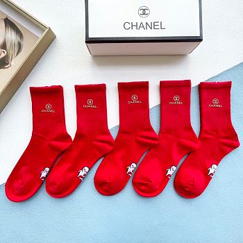 Kitlife Chanel Set 5 Socks - 25