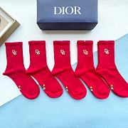 Kitlife Dior Set 5 Socks - 26 - 1