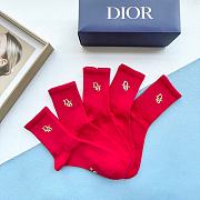 Kitlife Dior Set 5 Socks - 26 - 6