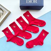 Kitlife Dior Set 5 Socks - 26 - 3