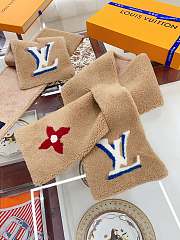 Kitlife louis vuitton Shearling Tuffetage Scarf - 104 x 14 cm - 2