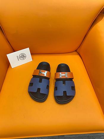 Kitlife hermes sandals orange&blue