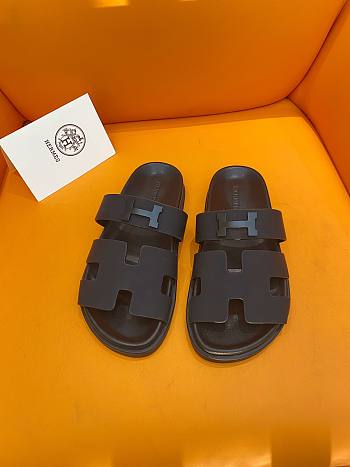 Kitlife hermes sandals Black