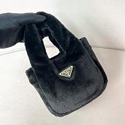 Kitlife Prada velvet mini handbag black - 16x14x7.5 cm - 1