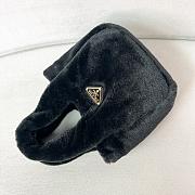 Kitlife Prada velvet mini handbag black - 16x14x7.5 cm - 5
