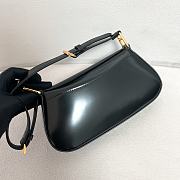 Kitlife Prada Logo-Plaque Shoulder Bag black - 24x11x4cm - 5