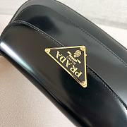 Kitlife Prada Logo-Plaque Shoulder Bag black - 24x11x4cm - 3