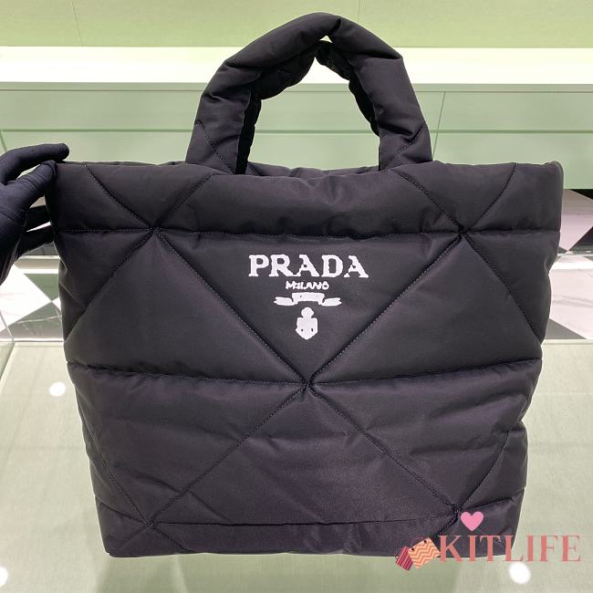 Kitlife Prada Re-Nylon Black bag 40x38x16 cm -  - 1