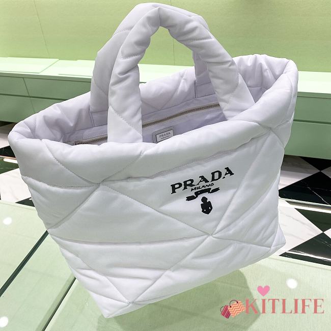 Kitlife Prada Re-Nylon Black White - 40x38x16 cm  - 1