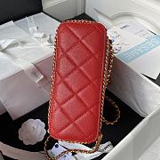 Kitlife Chanel logo red bag - 22×21×9cm - 5