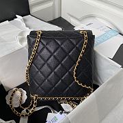 Kitlife Chanel logo black bag - 22×21×9cm - 3