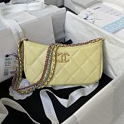 Kitlife Chanel hobo yellow bag - 12×21×4cm - 1