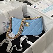 Kitlife Chanel hobo blue navi bag - 12×21×4cm - 1