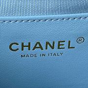 Kitlife Chanel hobo blue navi bag - 12×21×4cm - 3