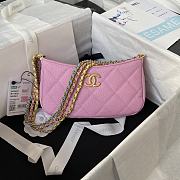 Kitlife Chanel hobo Pink bag - 12×21×4cm - 1