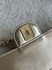 Chanel Gold Flap Bag Lambskin - 25 cm - 4