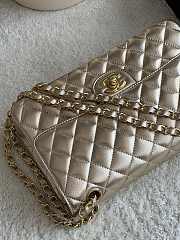 Chanel Gold Flap Bag Lambskin - 25 cm - 6