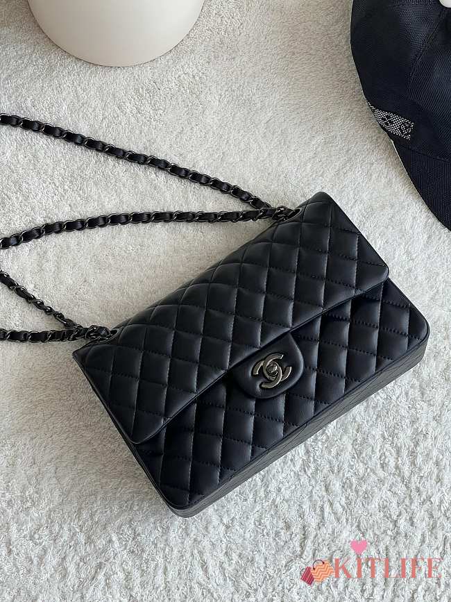Chanel black  Flap Bag Lambskin - 25 cm - 1