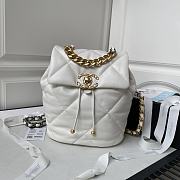 Kitlife Chanel 19 backpack white - 26X22X16cm - 1