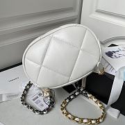 Kitlife Chanel 19 backpack white - 26X22X16cm - 5