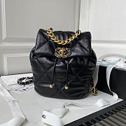 Kitlife Chanel 19 backpack Black - 26X22X16cm - 1