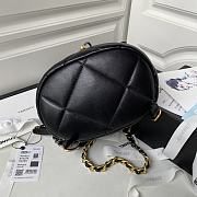 Kitlife Chanel 19 backpack Black - 26X22X16cm - 5