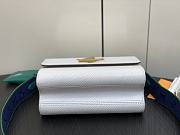 kitlife Louis vuitton Twist lock MM handbag white  - 23 x 17 x 9.5 cm - 3