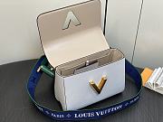 kitlife Louis vuitton Twist lock MM handbag white  - 23 x 17 x 9.5 cm - 6