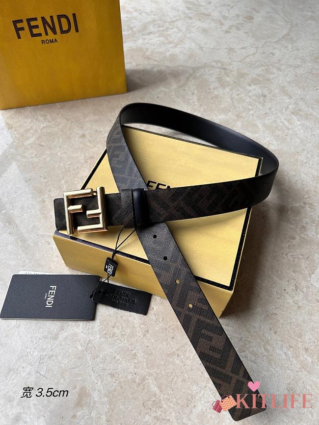 kitlife Fendi Belts Black - 3.5 cm - 1