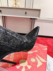 kitlife Maison Christian Louboutin boots black - 8.5cm - 2