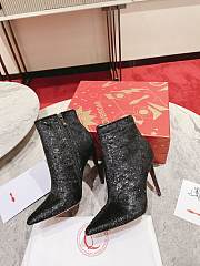 kitlife Maison Christian Louboutin boots black - 8.5cm - 6