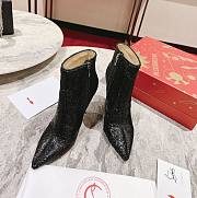 kitlife Maison Christian Louboutin boots black - 8.5cm - 1