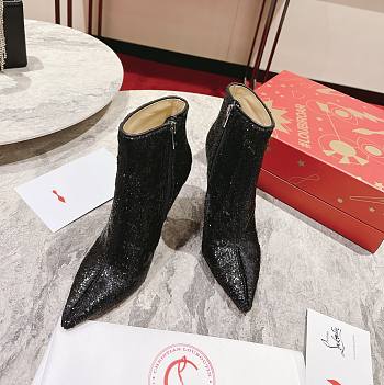 kitlife Maison Christian Louboutin boots black - 8.5cm