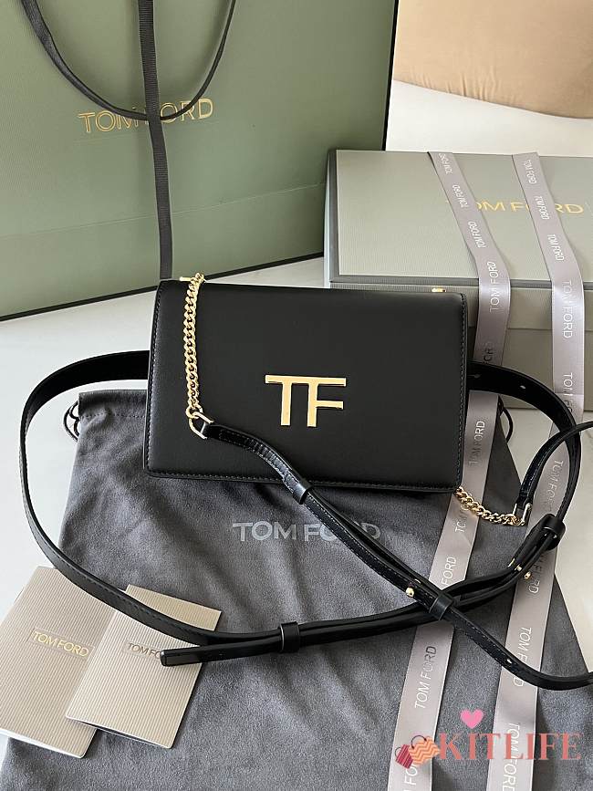 kitlife Tom Ford 2way black bag - 16x10x4 cm - 1