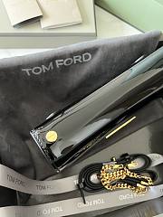 kitlife Tom Ford 2way black shiny leather bag - 16x10x4 cm  - 3