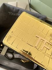 kitlife Tom Ford 2way Gold bag crocodile skin leather - 16x10x4 cm - 3