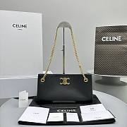 kitlife celine newspaper chain bag black - 31x16x6cm - 1