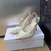 kitlife J‘Adior Slingback White Pump 10 cm - 6