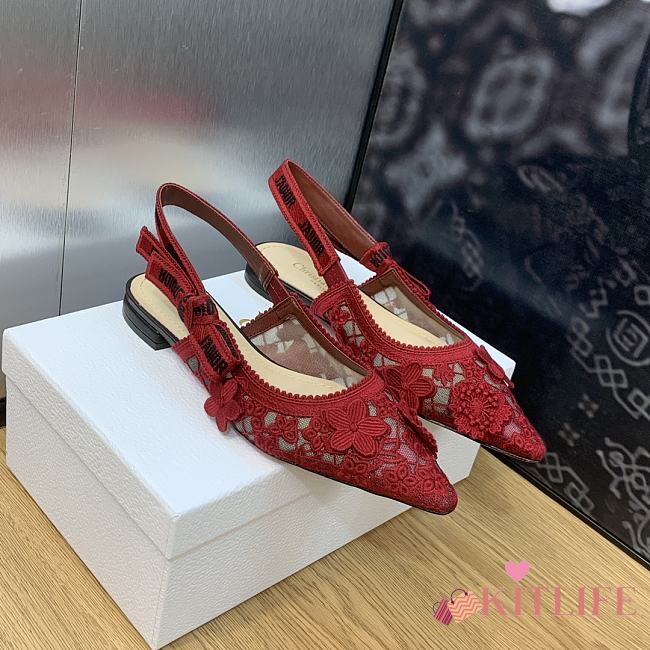 kitlife J‘Adior Slingback Pump red - 1