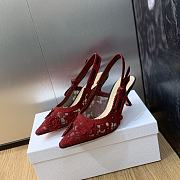 kitlife J‘Adior Slingback Pump red 6.5cm - 5