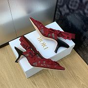 kitlife J‘Adior Slingback Pump red 6.5cm - 6