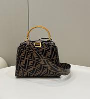 kitlife Fendi Peekaboo Bag Vertigo Zucca Leather bag - 23x18x10 cm - 1