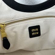 Kitlife MiuMiu hobo logo tote bag black - 12x22x23 cm - 6