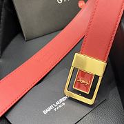 kitlife Saint Laurent belt red - 3cm - 5