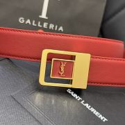 kitlife Saint Laurent belt red - 3cm - 4