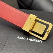 kitlife Saint Laurent belt red - 3cm - 3