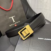 kitlife Saint Laurent belt Black - 3cm - 1
