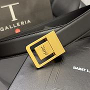 kitlife Saint Laurent belt Black - 3cm - 3